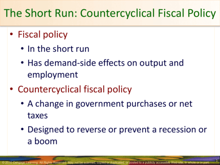 Macro topic 3.8 fiscal policy answers