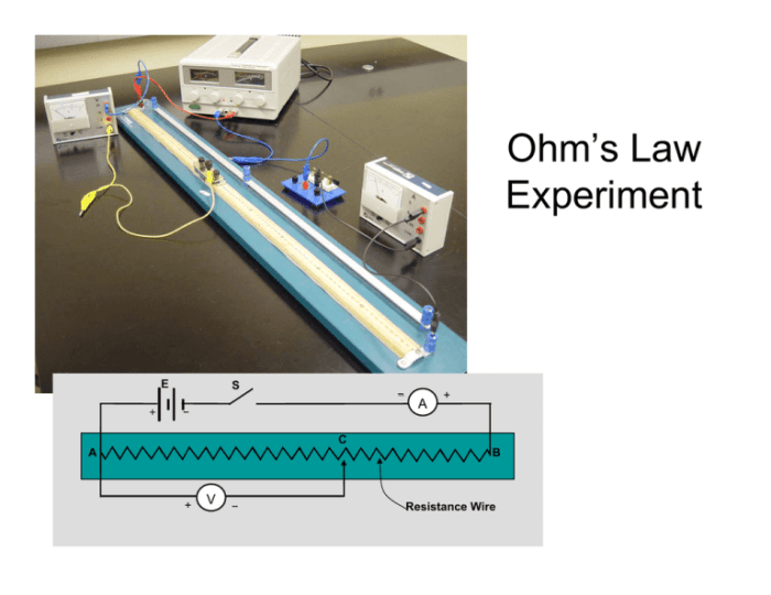 Experiment 3 ohm's law answers