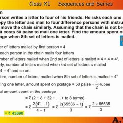 Arithmetic series and sequence worksheet