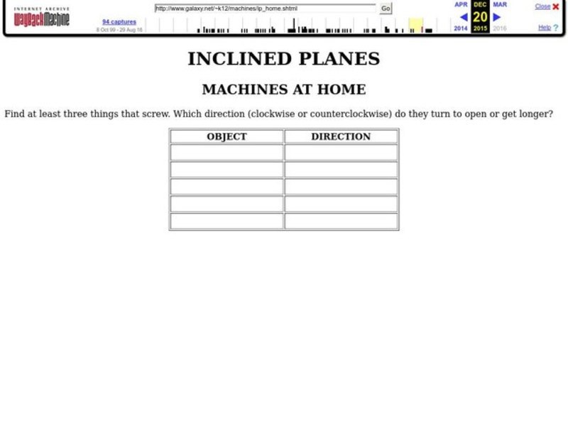 Inclined plane worksheet with answers