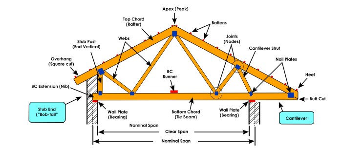 Framing and roofing identification answers