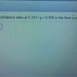 Interval express confidence indicated format using form step explanation